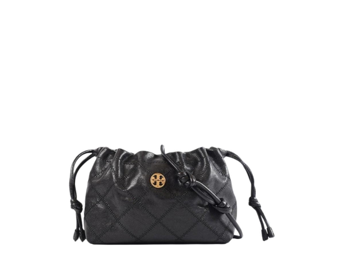 Tory Burch Tory Burch Willa Drawstring Bag Black