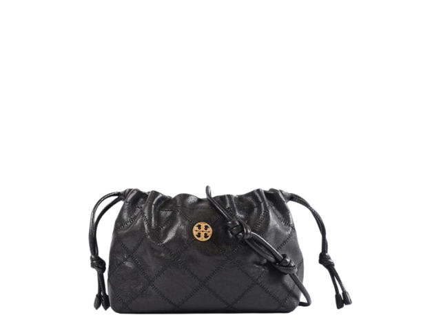 Tory Burch Tory Burch Willa Drawstring Bag Black - view 1