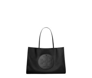Buy Tory Burch Ella Small Tote Bag Black at Sasom – Authentic and Ready to Ship
