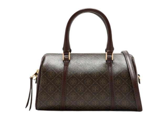 Tory Burch Tory Burch T Monogram Mini Barrel Bag Brown - view 1