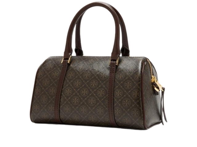 Tory Burch Tory Burch T Monogram Mini Barrel Bag Brown - view 2
