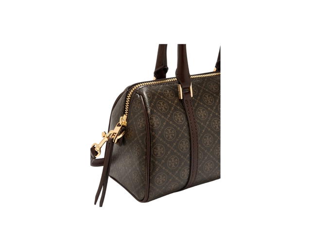 Tory Burch Tory Burch T Monogram Mini Barrel Bag Brown - view 3