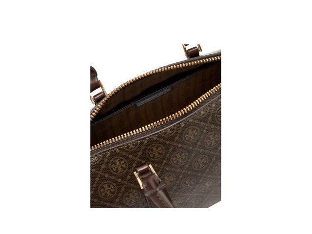 Tory Burch Tory Burch T Monogram Mini Barrel Bag Brown - view 4