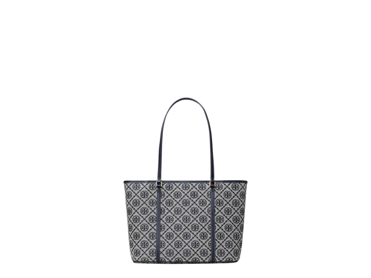 Tory Burch Tory Burch Monogram Tote Bag Navy Blue