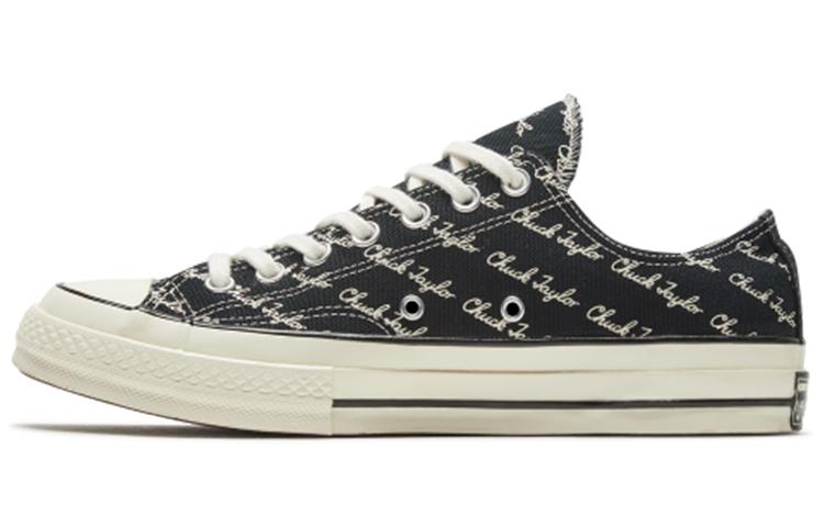 Converse Chuck 70 Converse Low 'Scripted Signature Print Black Egret'