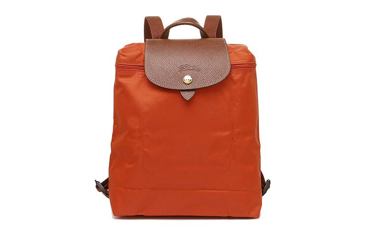 Longchamp Longchamp Le Pliage Canvas Backpack Women's Orange