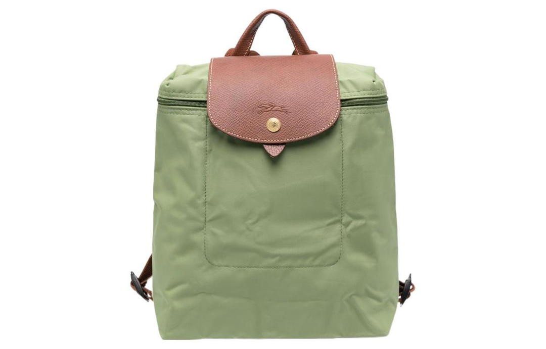 Longchamp Longchamp Le Pliage Canvas Backpack Regular Women's Green