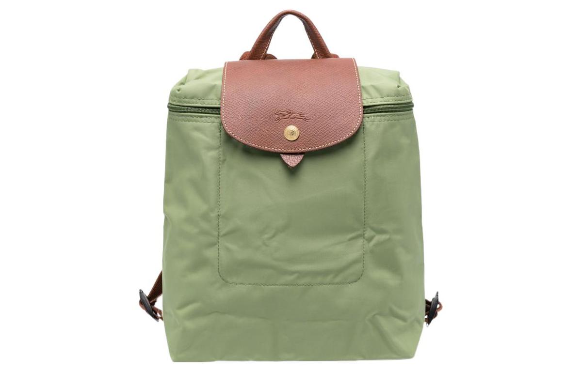 Longchamp Longchamp Le Pliage Canvas Backpack Regular Women's Green