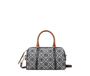 Buy Tory Burch T Monogram Petite Barrel In Polyester Jacquard With Gold Hardware Tory Navy at Sasom – Authentic and Ready to Ship
