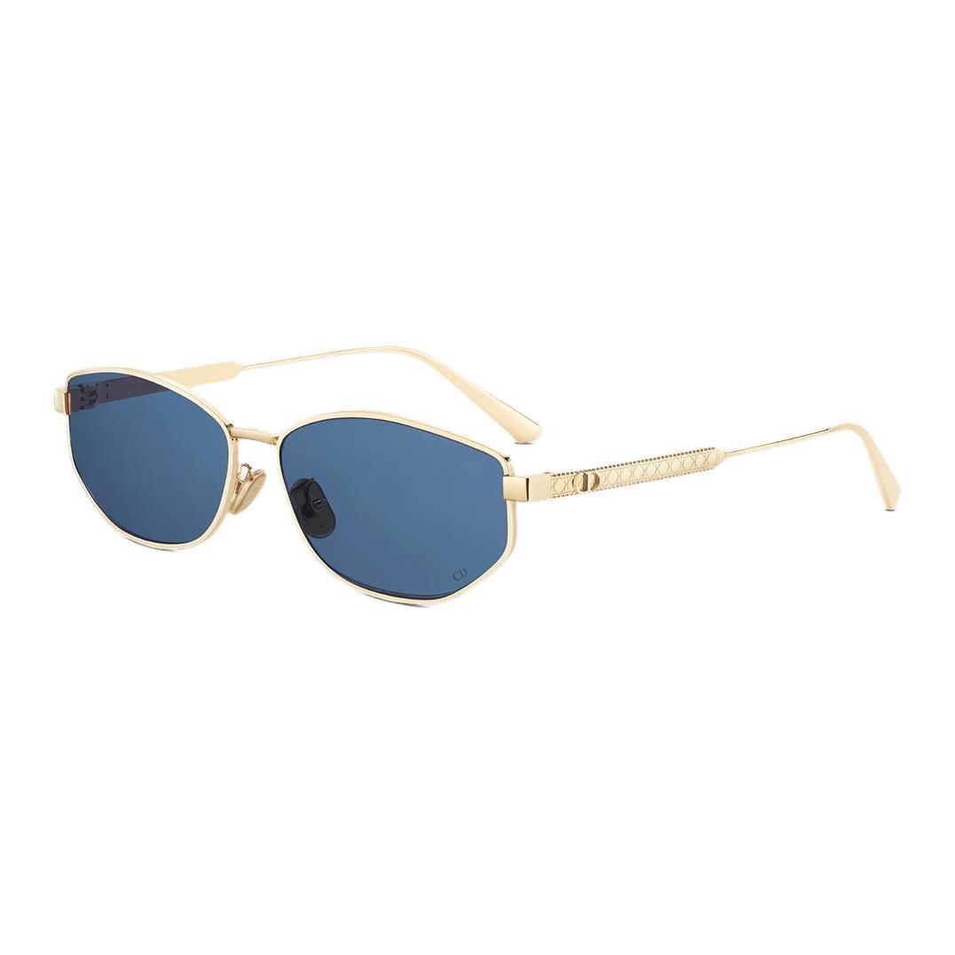 Dior Dior Metal Oval Sunglasses Women's Gold