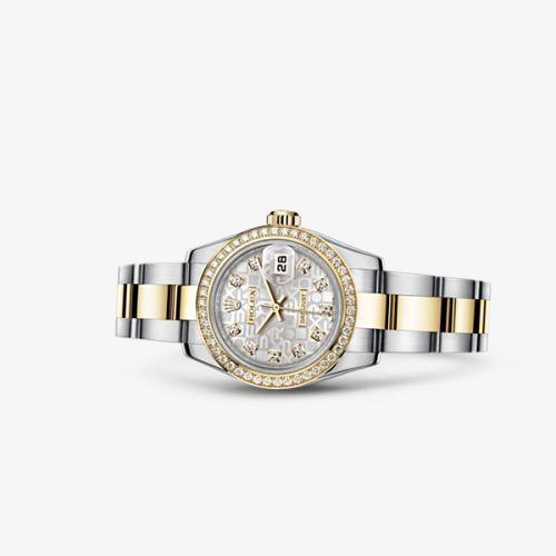 Rolex Rolex Lady-Datejust 26 Rolesor Diamond Computer Diamond Oyster