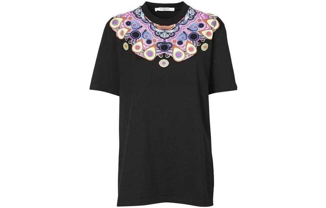 Givenchy Givenchy Drop Shoulder Sleeve T Shirt Women's Black