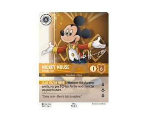 Buy Disney Lorcana Mickey Mouse - Friendly Face Promo [18/P1] Disney100 (EN) at Sasom – Authentic and Ready to Ship