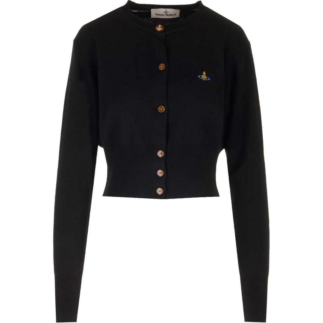 Vivienne Westwood Vivienne Westwood Orb Embroidered Knitted Cardigan