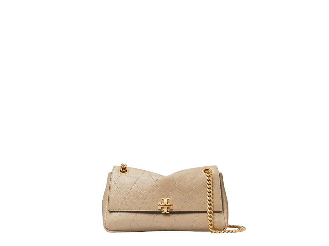 Tory Burch Tory Burch Charlie's Small Shoulder Bag Beige