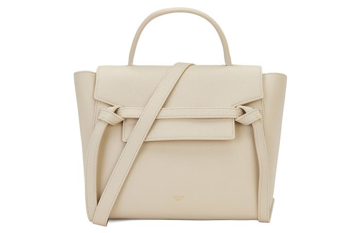 Celine Celine Grained Calfskin Catfish Bag Shoulder Bag Crossbody Bag Handbag Micro Women's Candy Color Beige