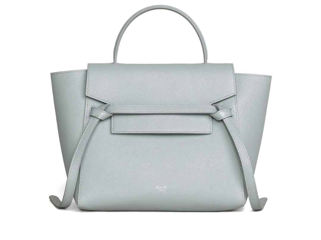 Celine Celine Micro Belt Bag In Grained Calfskin Mineral