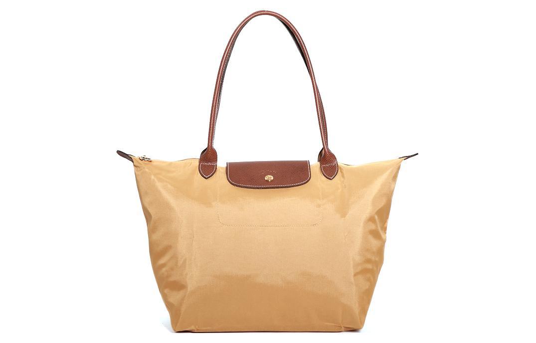 Longchamp Longchamp Le Pliage Nylon Dumpling Bag Handbag Shoulder Bag Women's Honey Color