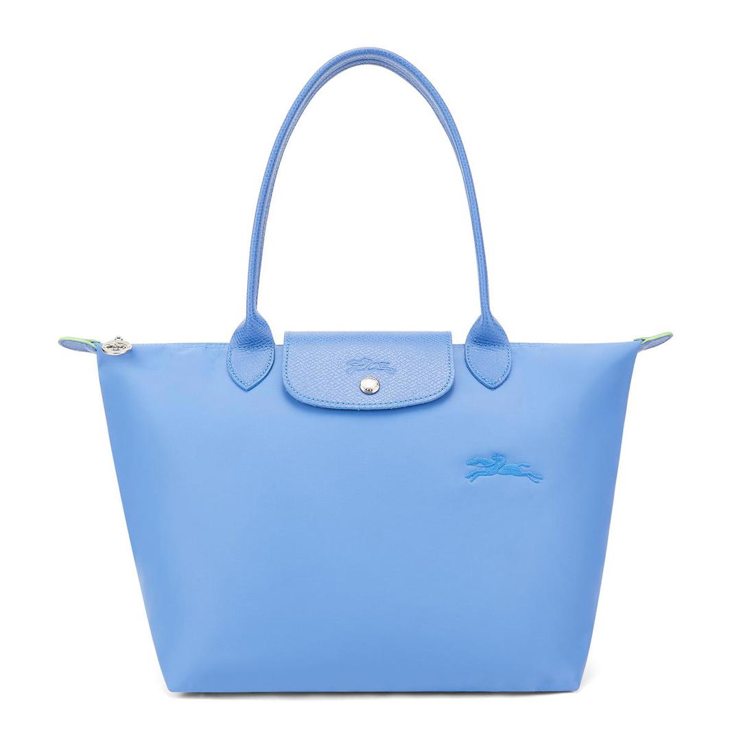 Longchamp Longchamp Canvas Tote Bag Shopping Bag Handbag Women's Blue