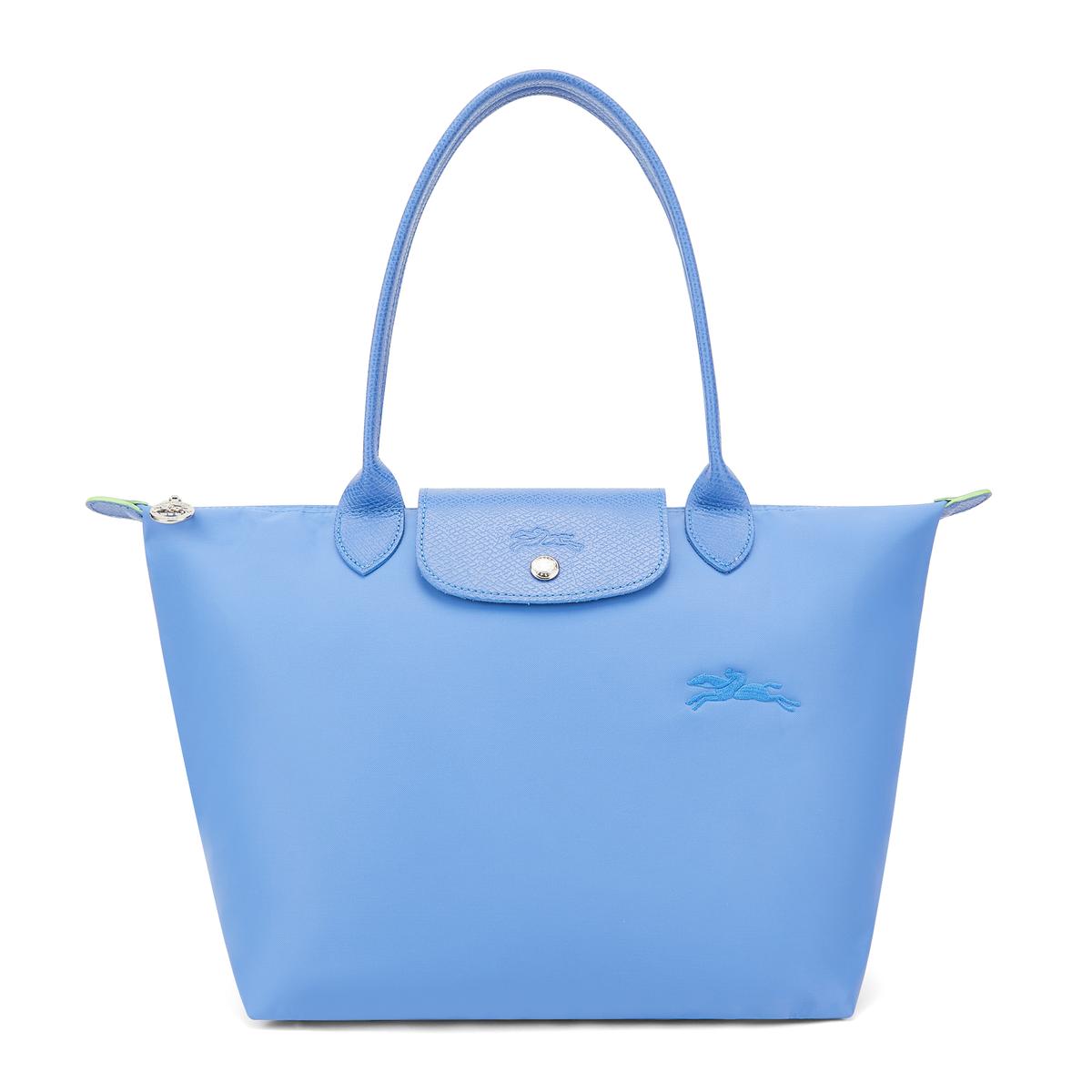 Longchamp Longchamp Canvas Tote Bag Shopping Bag Handbag Women's Blue