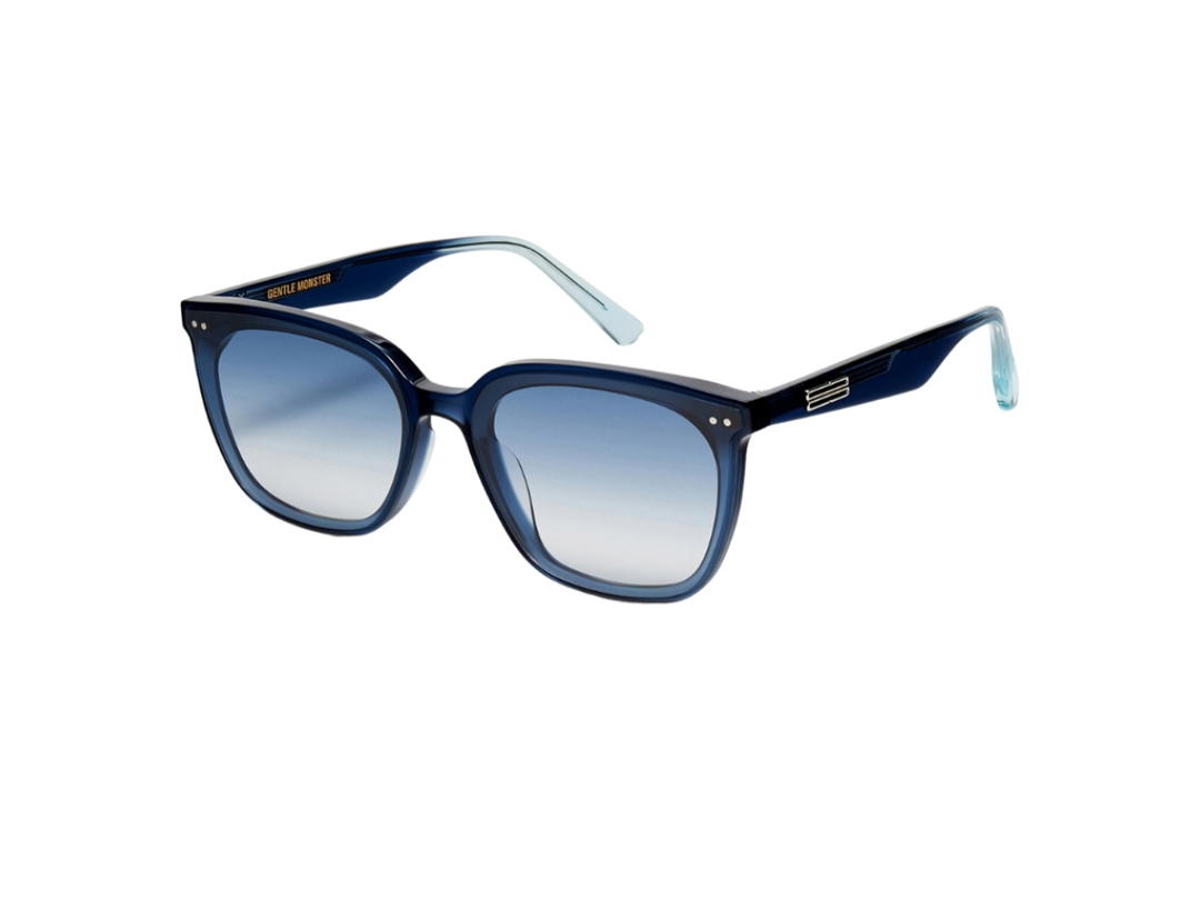 Gentle Monster Gentle Monster Heizer NC2 In Graduated Navy Acetate Frame With Graduated Navy Lenses