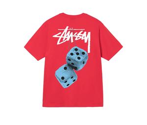 Buy Stussy Fuzzy Dice Tee at Sasom – Authentic and Ready to Ship