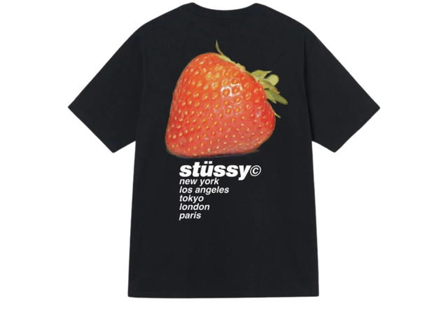 Stussy Stussy Strawberry Tee Black - view 1