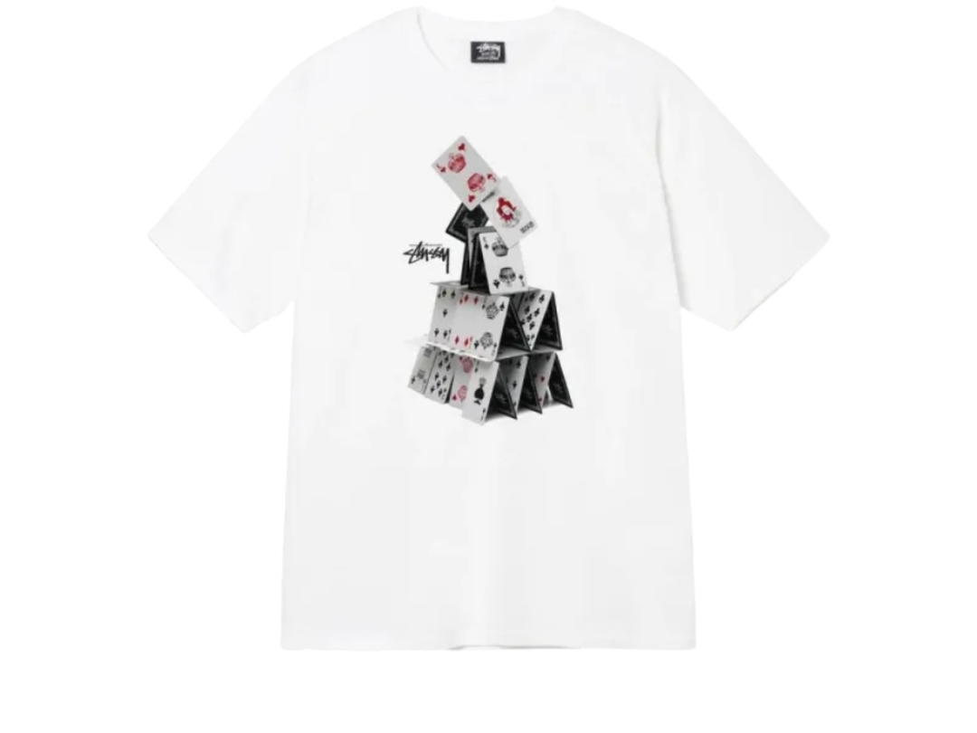 Stussy Stussy House of Cards T-shirt White