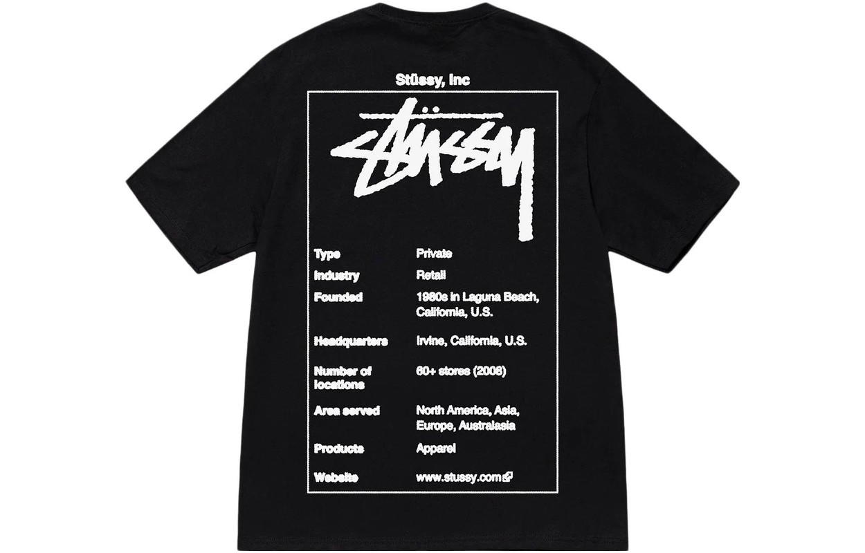 Stussy Stussy Wiki Tee - Black