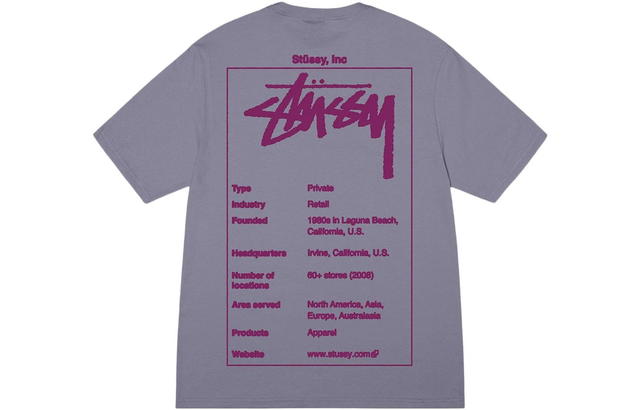 Stussy Stussy Wiki Tee - Purple - view 1