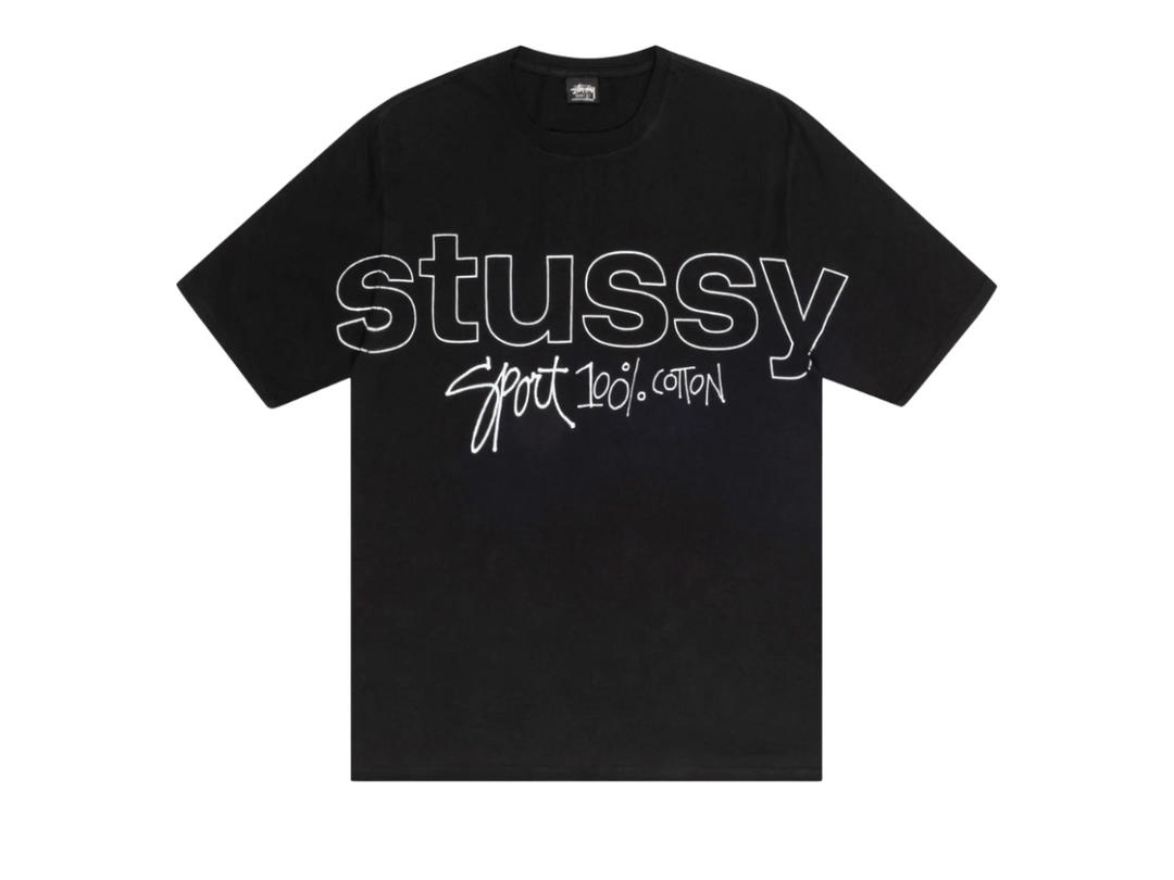 Stussy Stussy Sport 100% Pigment Dyed Tee Black