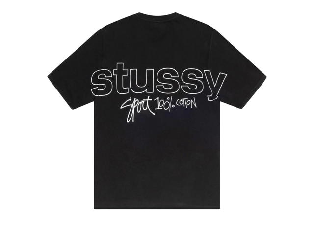 Stussy Stussy Sport 100% Pigment Dyed Tee Black - view 2