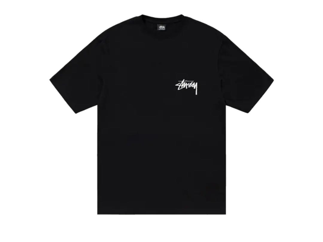 Stussy Stussy Burning Stock Tee Black