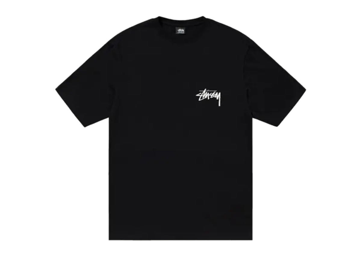 Stussy Stussy Burning Stock Tee Black