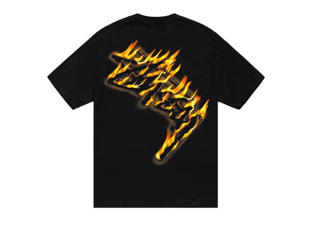 Stussy Stussy Burning Stock Tee Black - view 2
