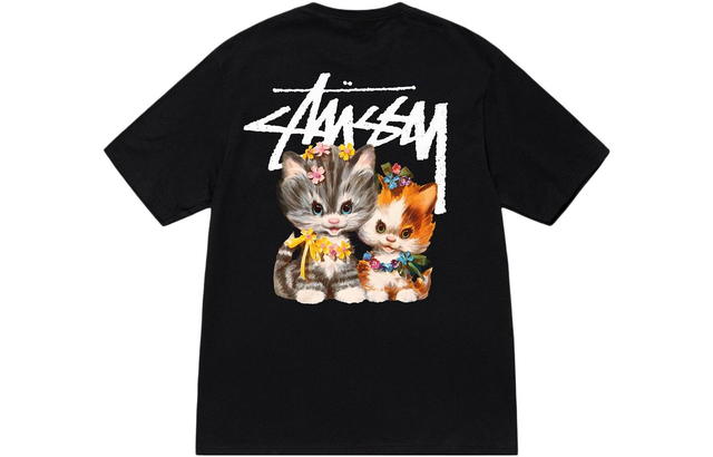 Stussy Stussy Kittens Tee - Black - view 1
