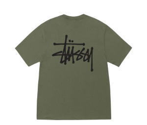 Buy Stussy Basic Stussy Tee Olive at Sasom – Authentic and Ready to Ship