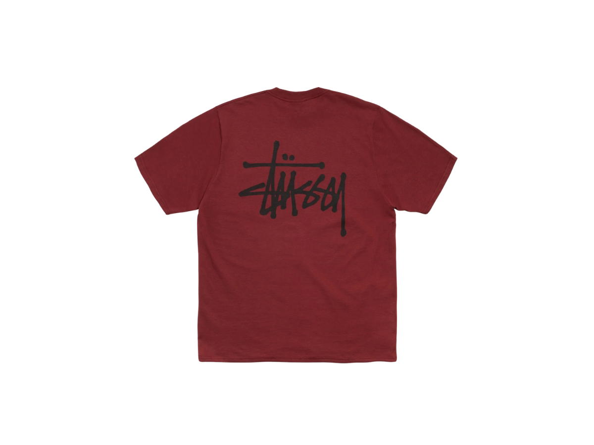 Stussy Stussy Basic Stussy Tee Wine