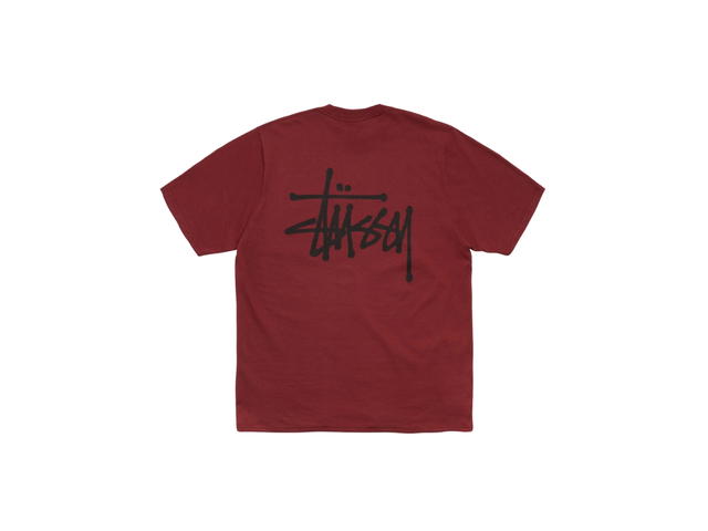 Stussy Stussy Basic Stussy Tee Wine - view 1