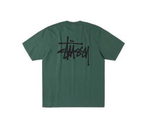 Buy Stussy Basic Stüssy Tee Pigment Dyed Pine at Sasom – Authentic and Ready to Ship