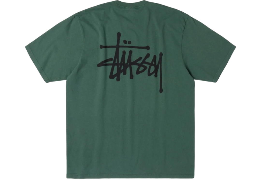 Stussy Stussy Basic Stüssy Tee Pigment Dyed Pine