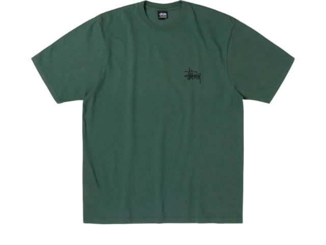 Stussy Stussy Basic Stüssy Tee Pigment Dyed Pine - view 2