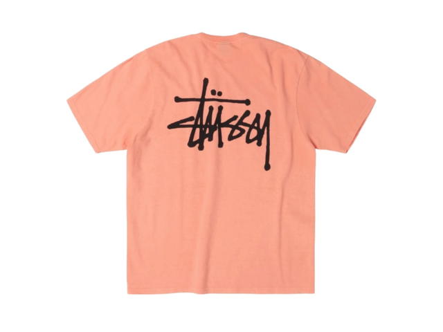 Stussy Stussy Basic Stüssy Tee Pigment Dyed Sherbert - view 1