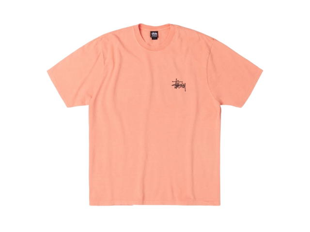 Stussy Stussy Basic Stüssy Tee Pigment Dyed Sherbert - view 2