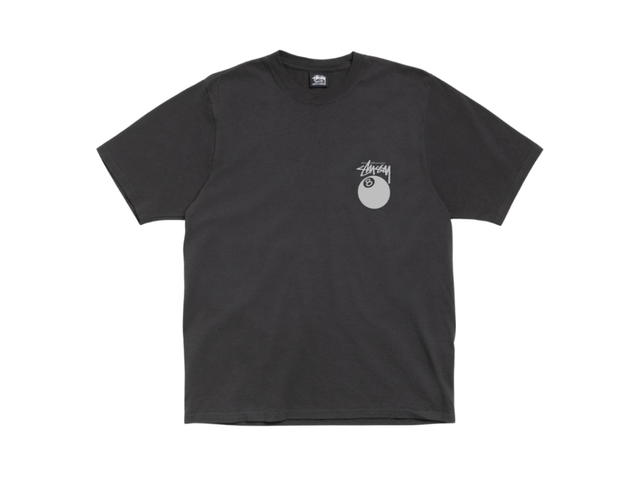 Stussy Stussy 8 Ball Tee Pigment Dyed Faded Black - view 2
