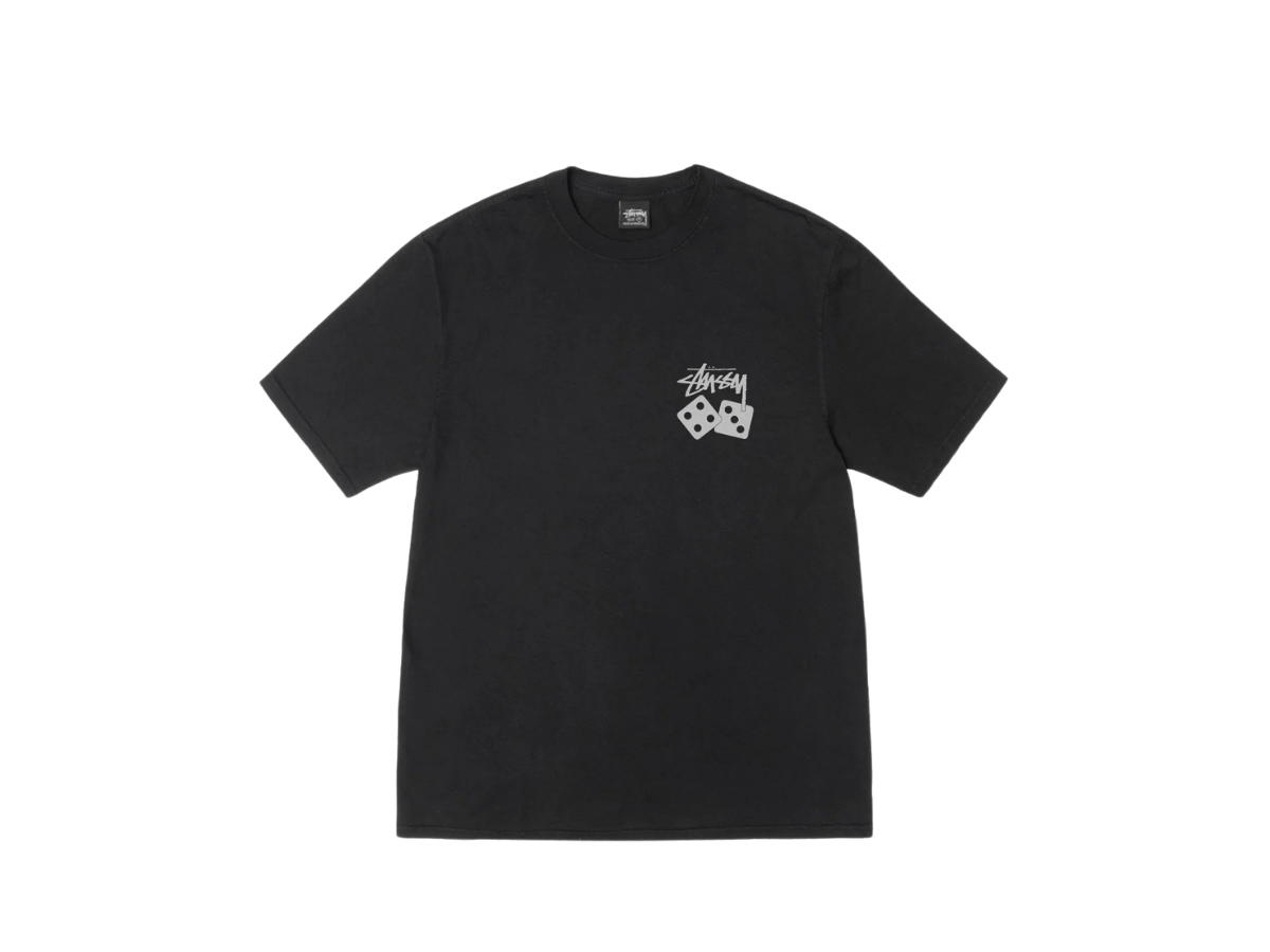 Stussy Stussy Dice Tee Pigment Dyed Black