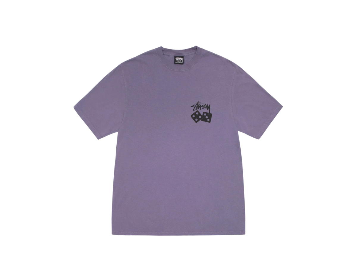 Stussy Stussy Dice Tee Pigment Dyed Grape