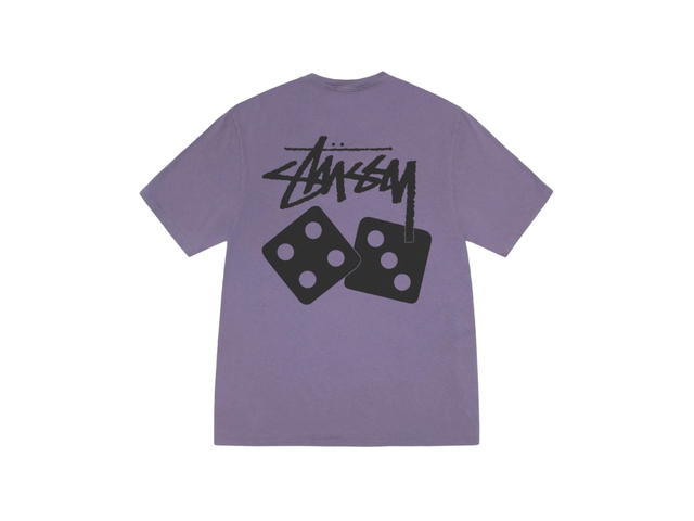 Stussy Stussy Dice Tee Pigment Dyed Grape - view 2