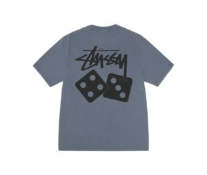 Buy Stussy Dice Tee Pigment Dyed Navy at Sasom – Authentic and Ready to Ship