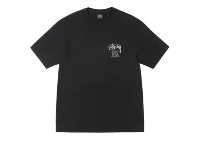 Stussy Stussy Classic Gear Tee Pigment Dyed Faded Black White - view 2